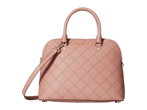 michael kors cindy dome satchel pink|michael kors cindy medium.